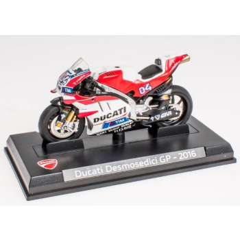 Motocykl Ducati GP16 MotoGP 2016 Andrea Dovizioso - skala 1:24 - Hachette